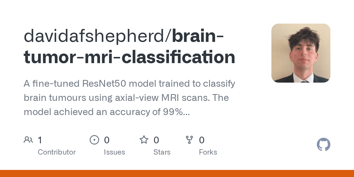 Brain Tumor MRI Classification project