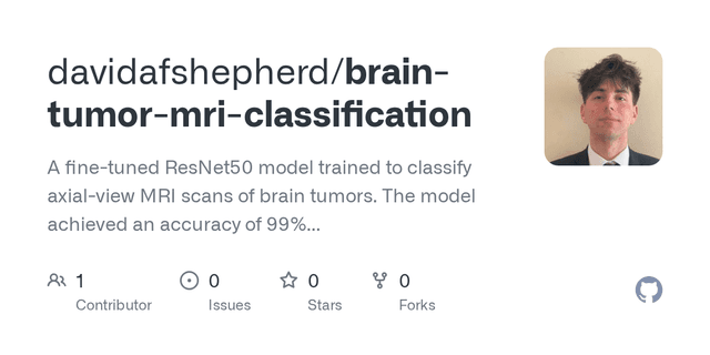 Brain Tumor MRI Classification project