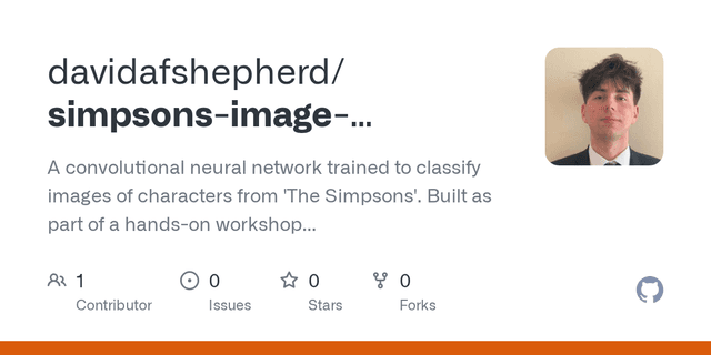 Simpsons Image Classification project