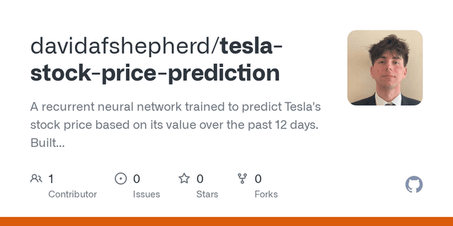 Tesla Stock Price Prediction project